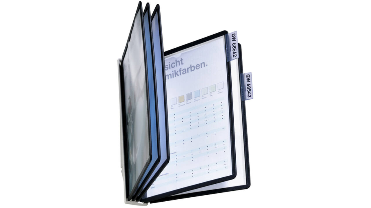 Wandstandaard Durable Sherpa met 5-tassen A4