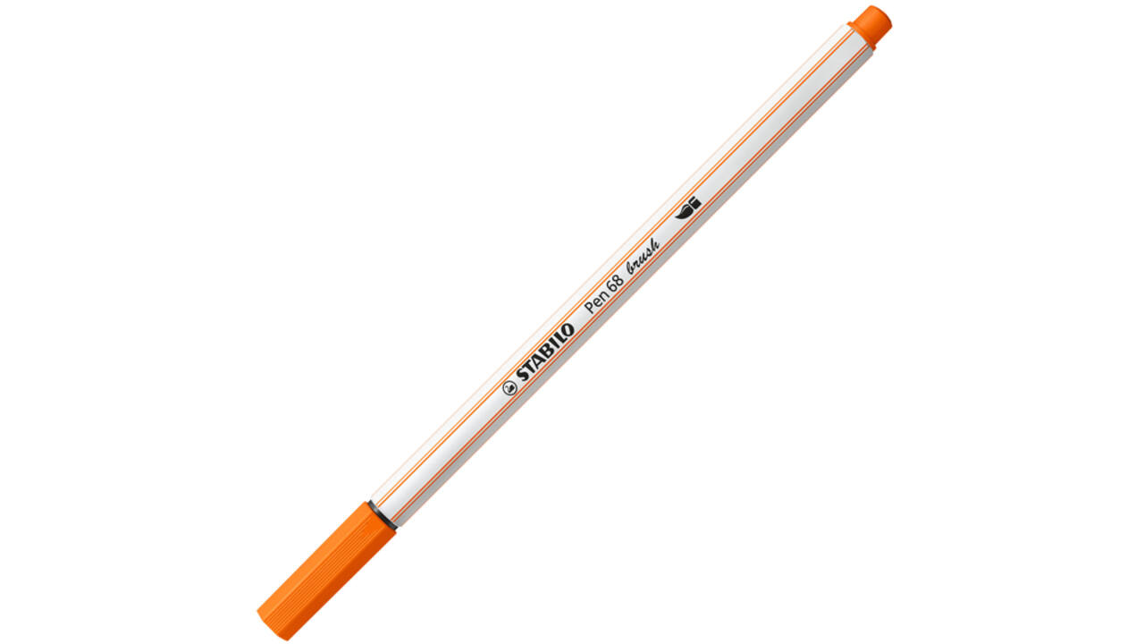 Brushstift STABILO Pen 568/30 bleek vermiljoen