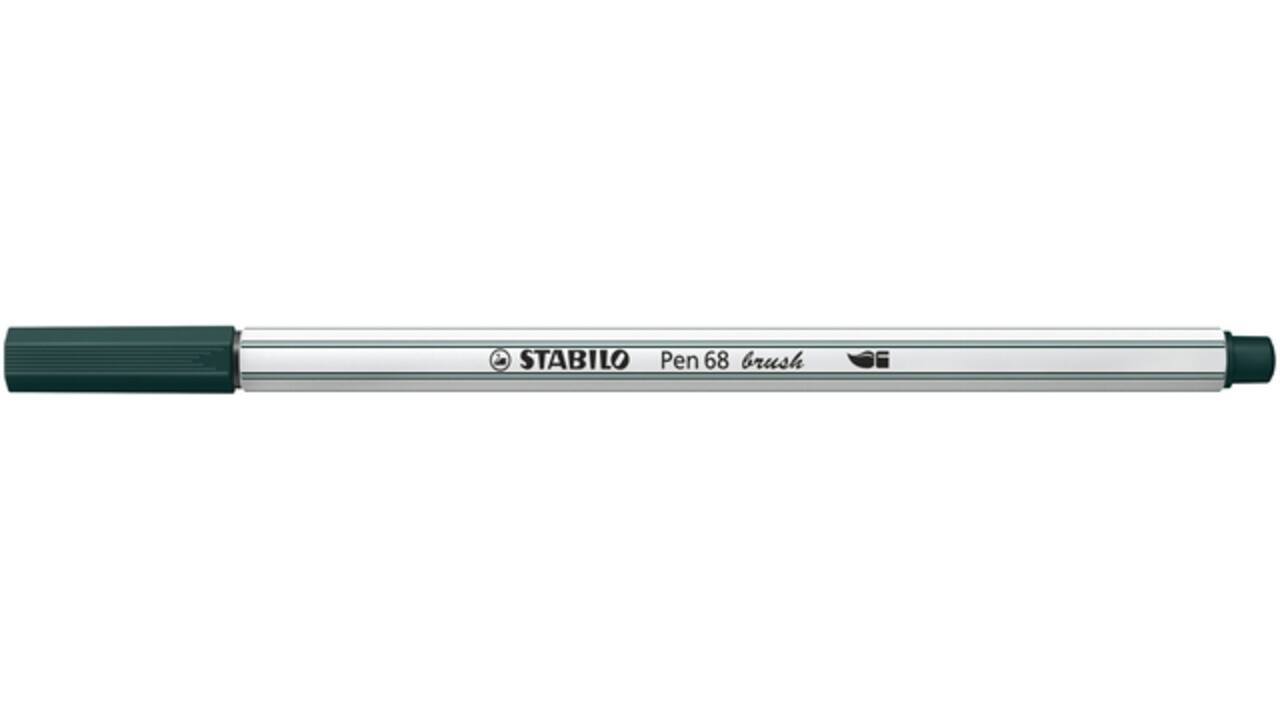 Brushstift STABILO Pen 568/63 aardegroen