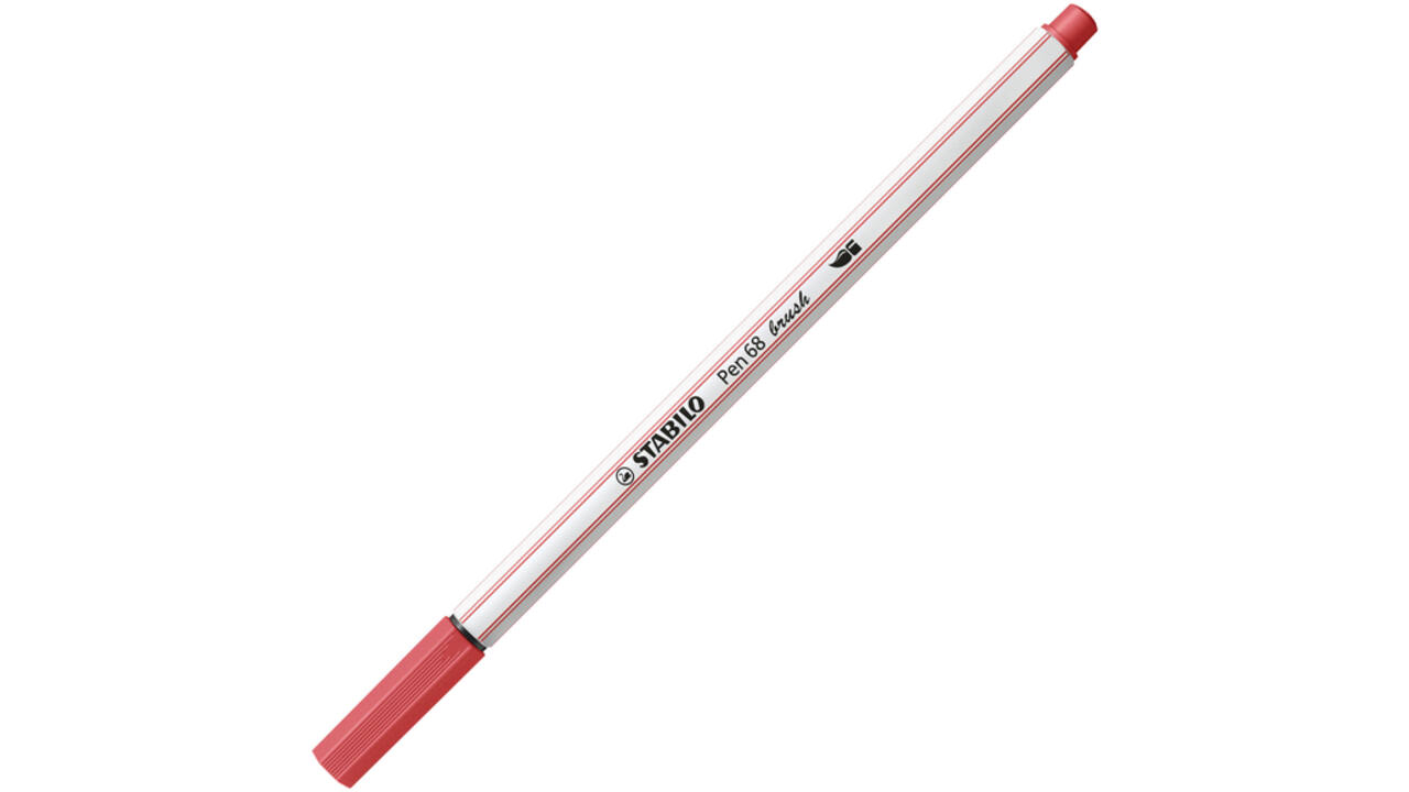 Brushstift STABILO Pen 568/47 roestig rood