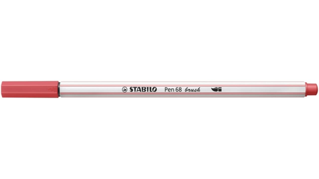 Brushstift STABILO Pen 568/47 roestig rood