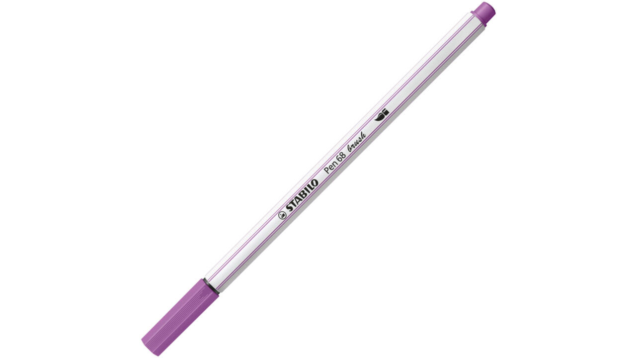 Brushstift STABILO Pen 568/60 pruimenpaars