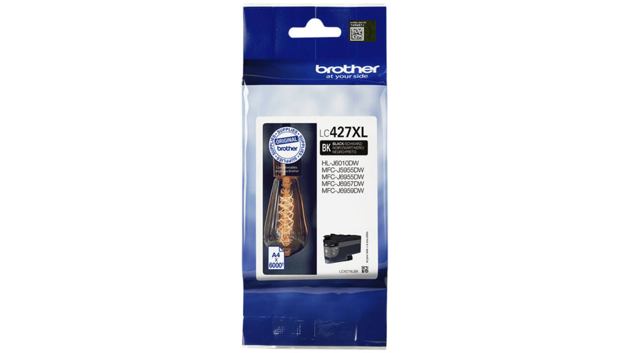 Inktcartridge Brother LC-427XLBK zwart