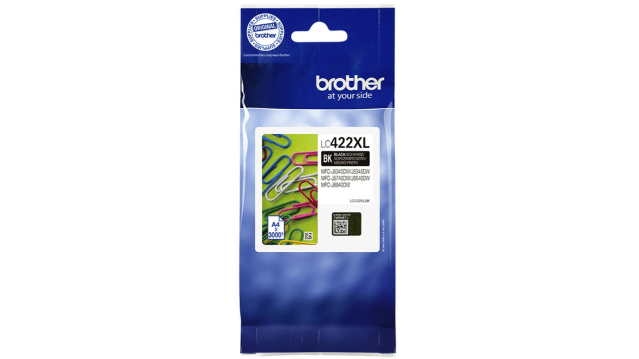 Inktcartridge Brother LC-422XLBK zwart