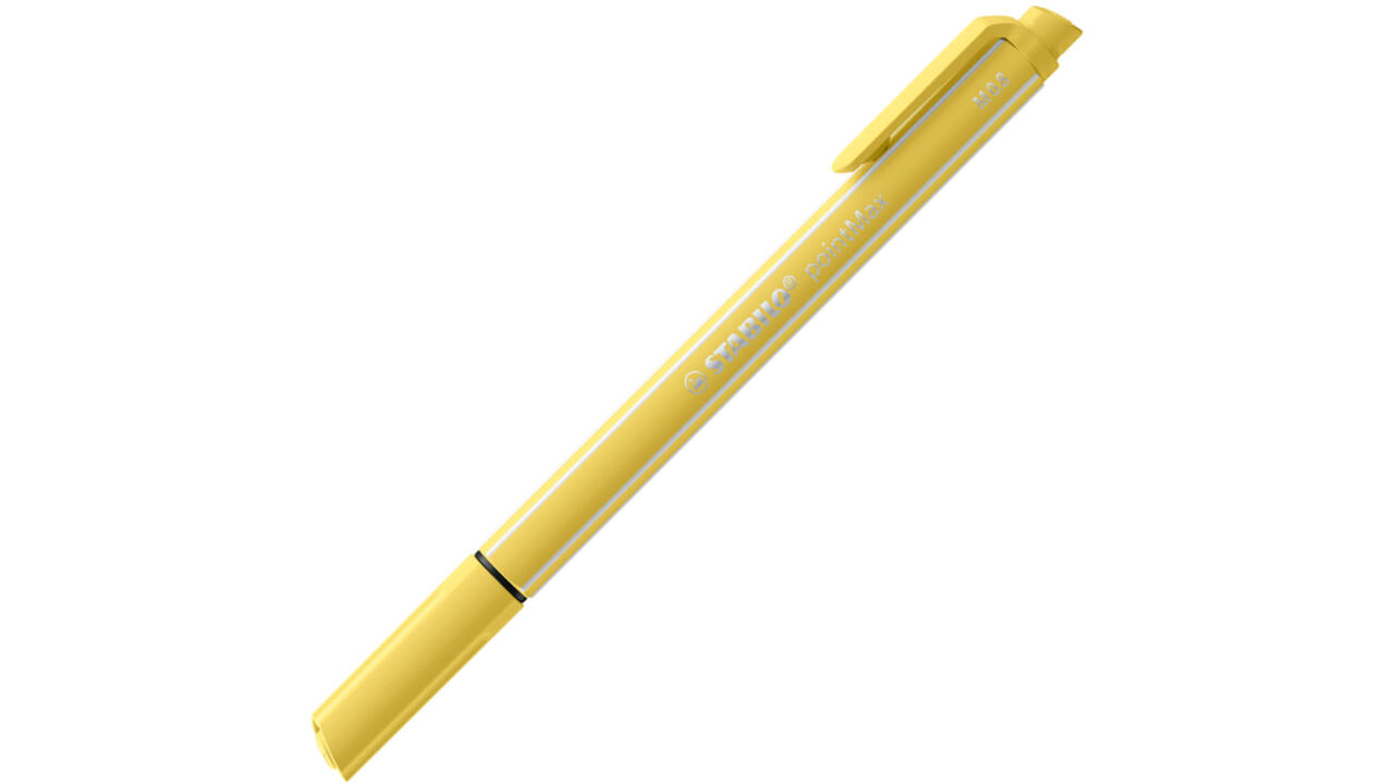 Viltstift STABILO pointMax 488/4 medium assorti pastel etui à 4 stuks