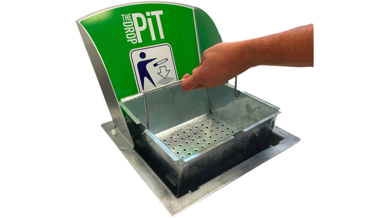 Asbak tegel The DropPit Classic