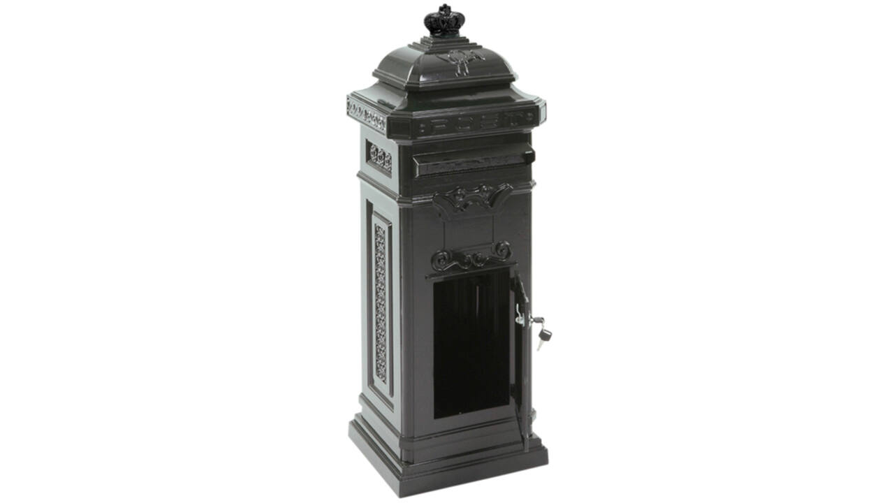 Brievenbus Vepa Bins kolom klassiek groen