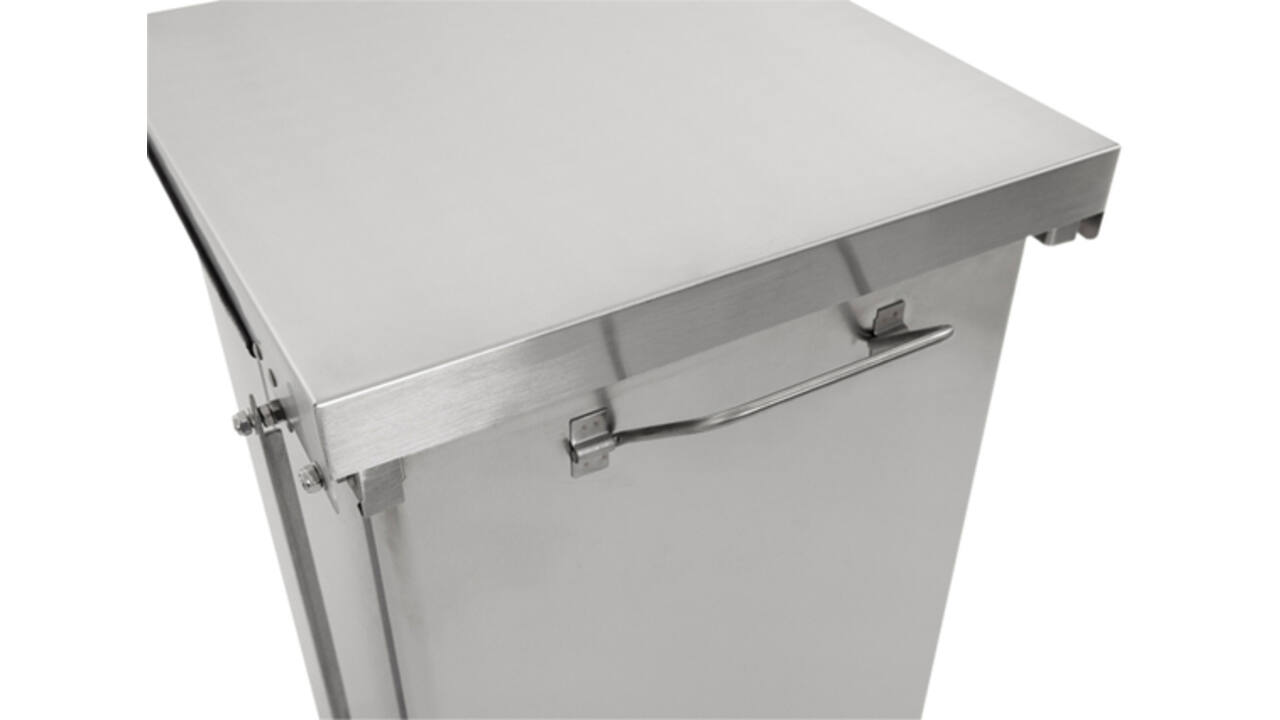 Afvalbak Vepa Bins pedaalemmer Industrieel 45 liter mat RVS