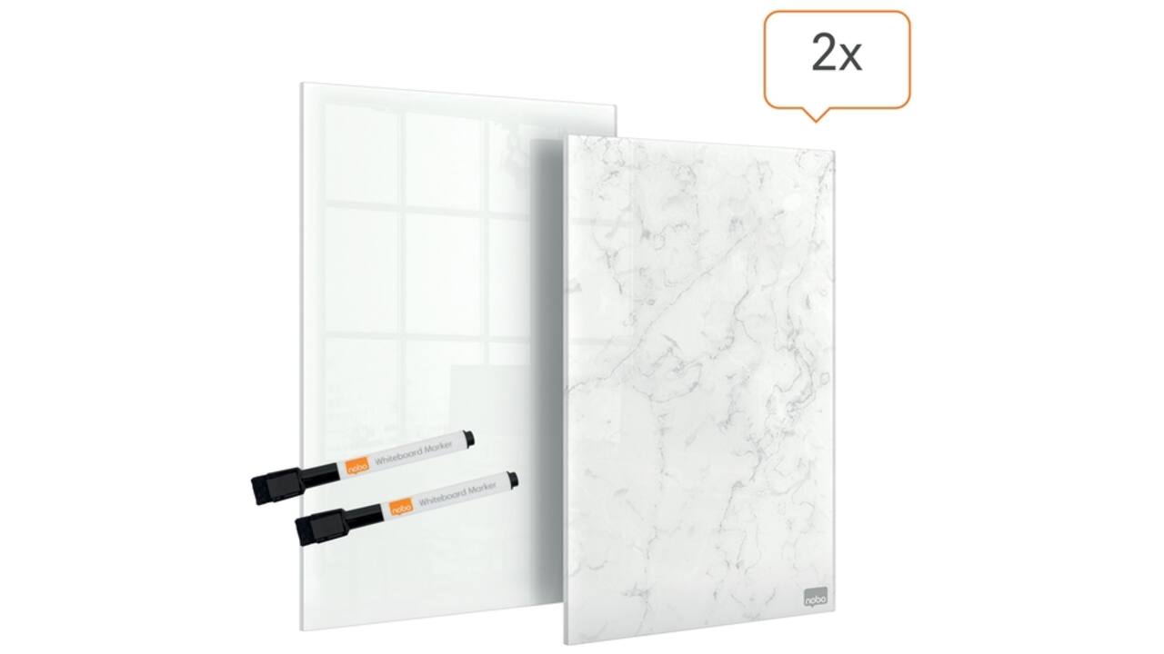 Glasbord Nobo notitie mini 230x152mm