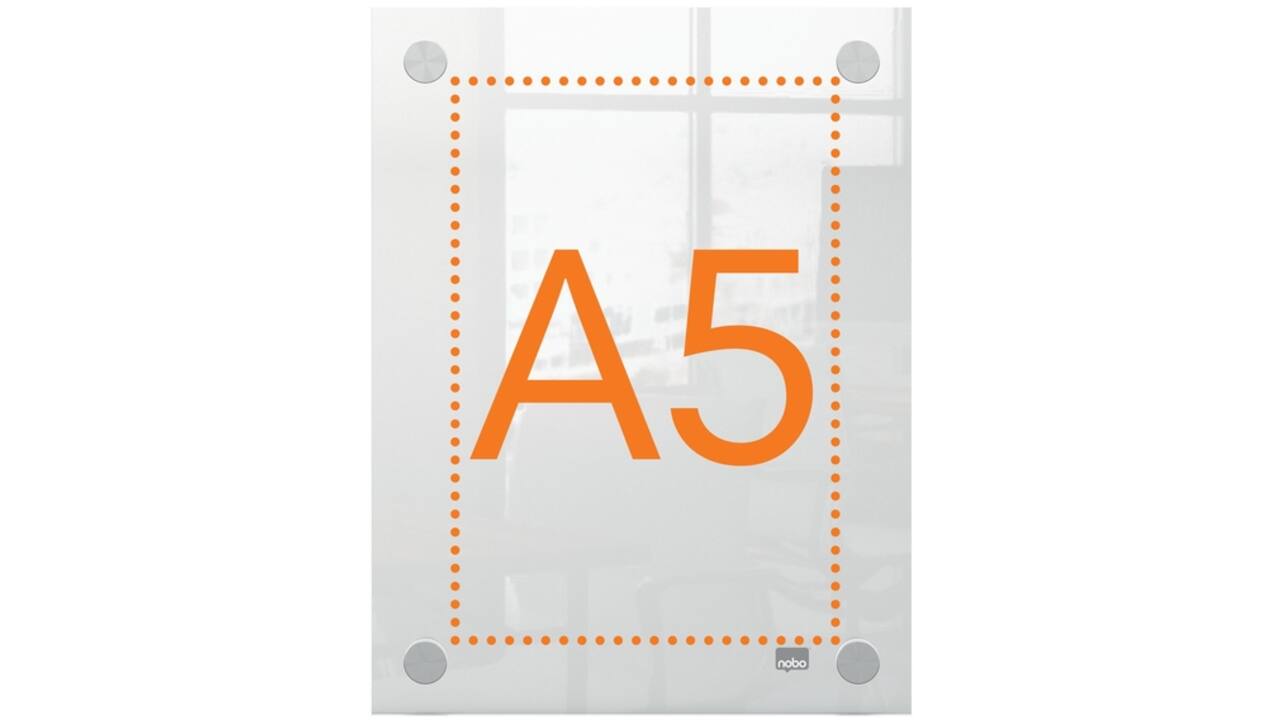 Infobord Nobo Premium Plus A5 acryl wand