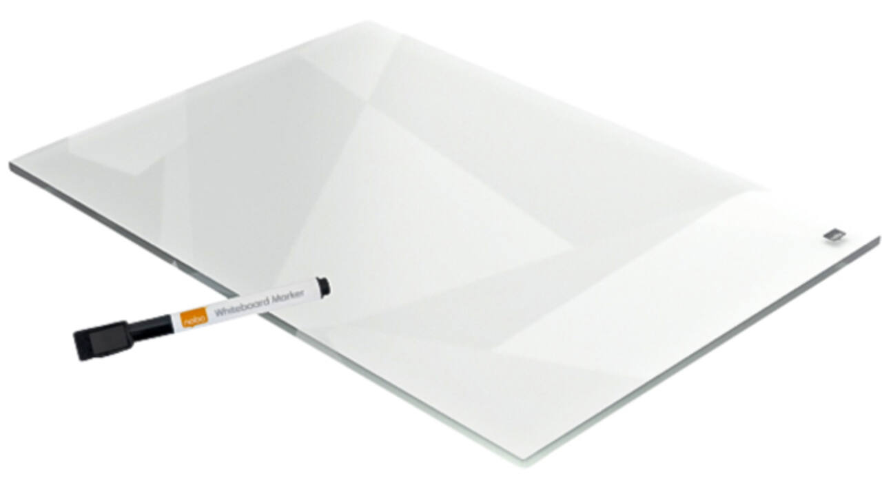 Notitiebord Nobo transparant acryl A4