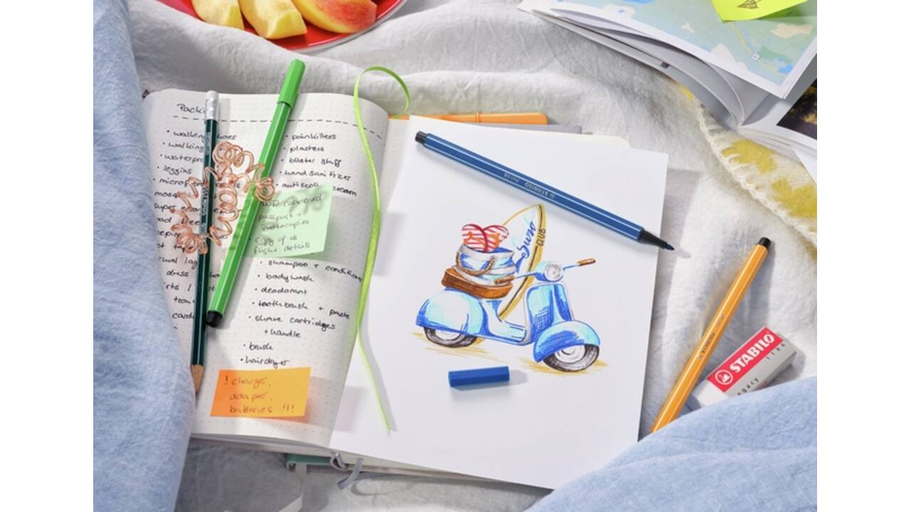 Viltstift STABILO Pen 68/66 medium khaki