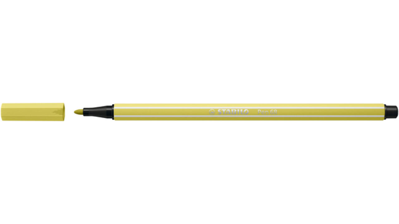 Viltstift STABILO Pen 68/67 medium mosterd