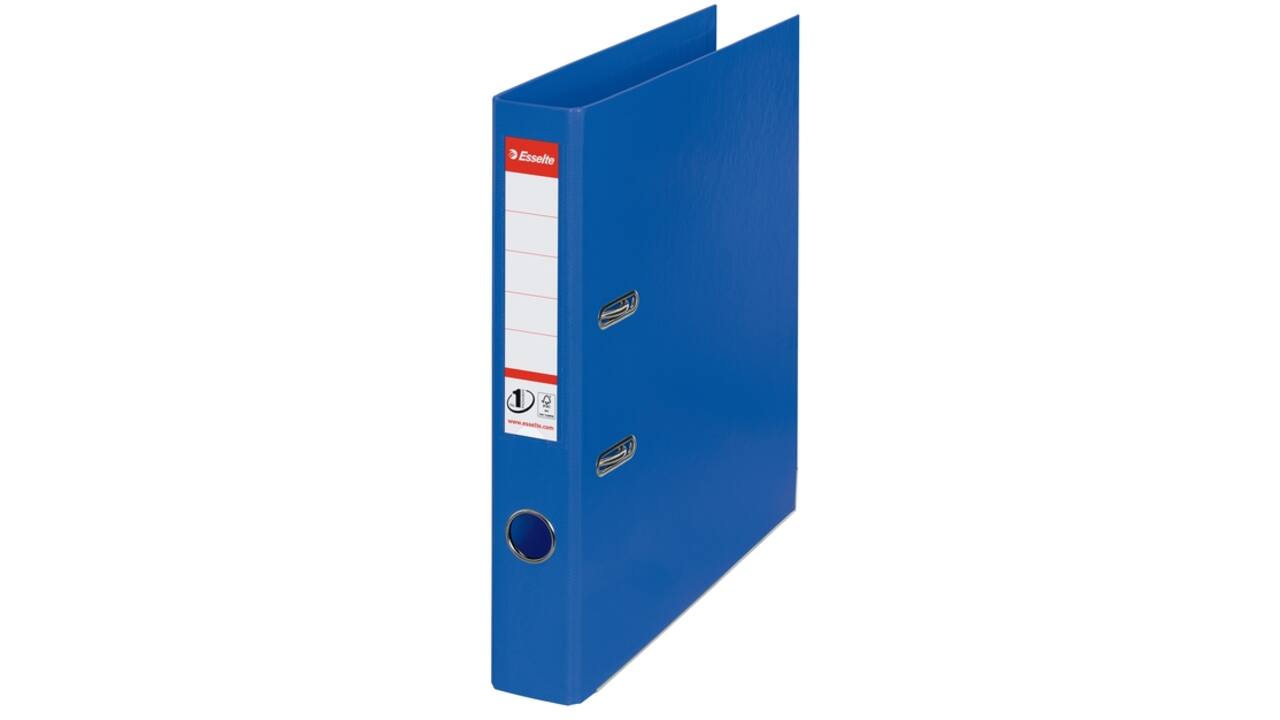 Ordner Esselte No 1 Power PP 50 mm blauw 5 stuks