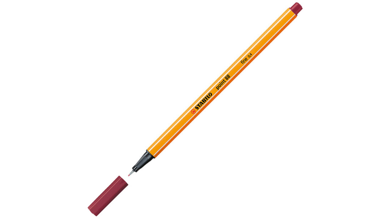 Fineliner STABILO point 88/19 fijn heidepaars