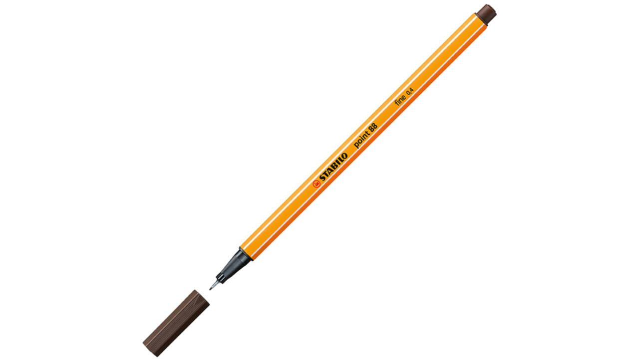 Fineliner STABILO point 88/65 fijn amber