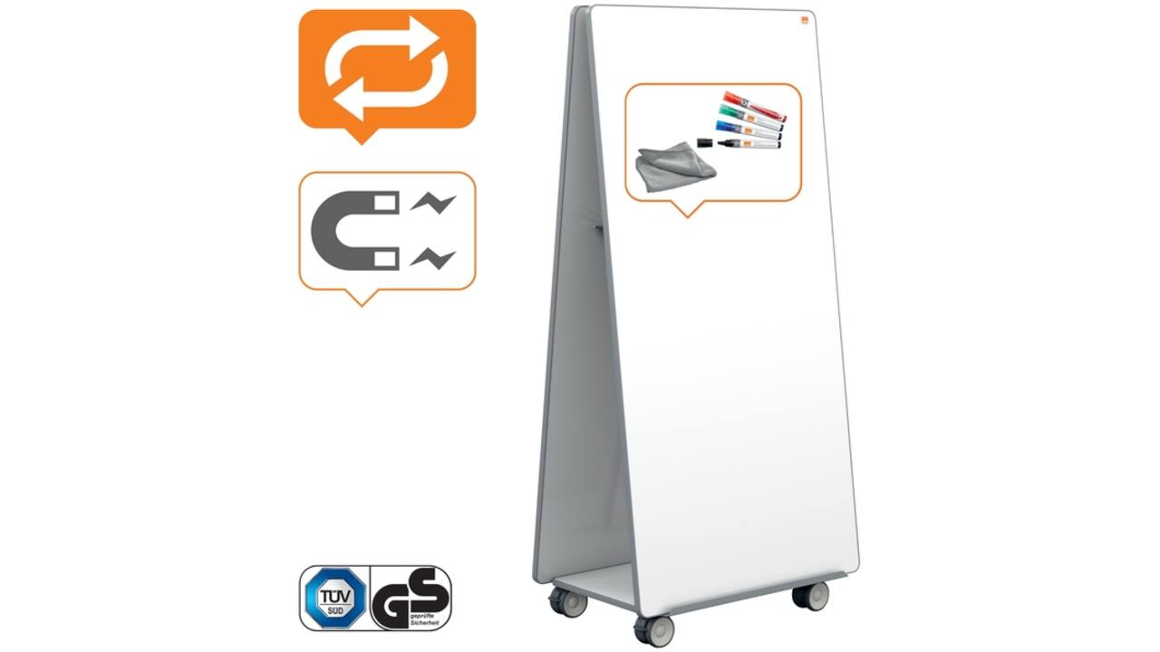 Whiteboard systeem Nobo Move & Meet 1800x900mm