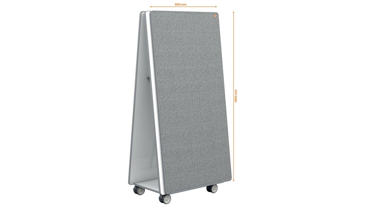 White- en Memobord systeem Nobo Move & Meet 1800x900mm