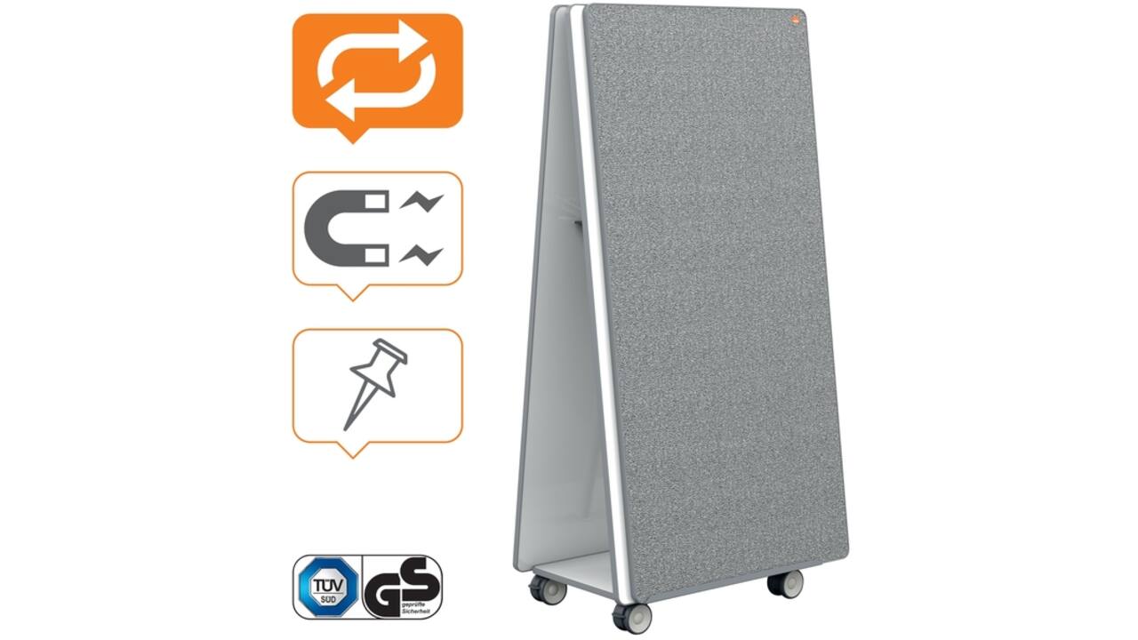 White- en Memobord systeem Nobo Move & Meet 1800x900mm