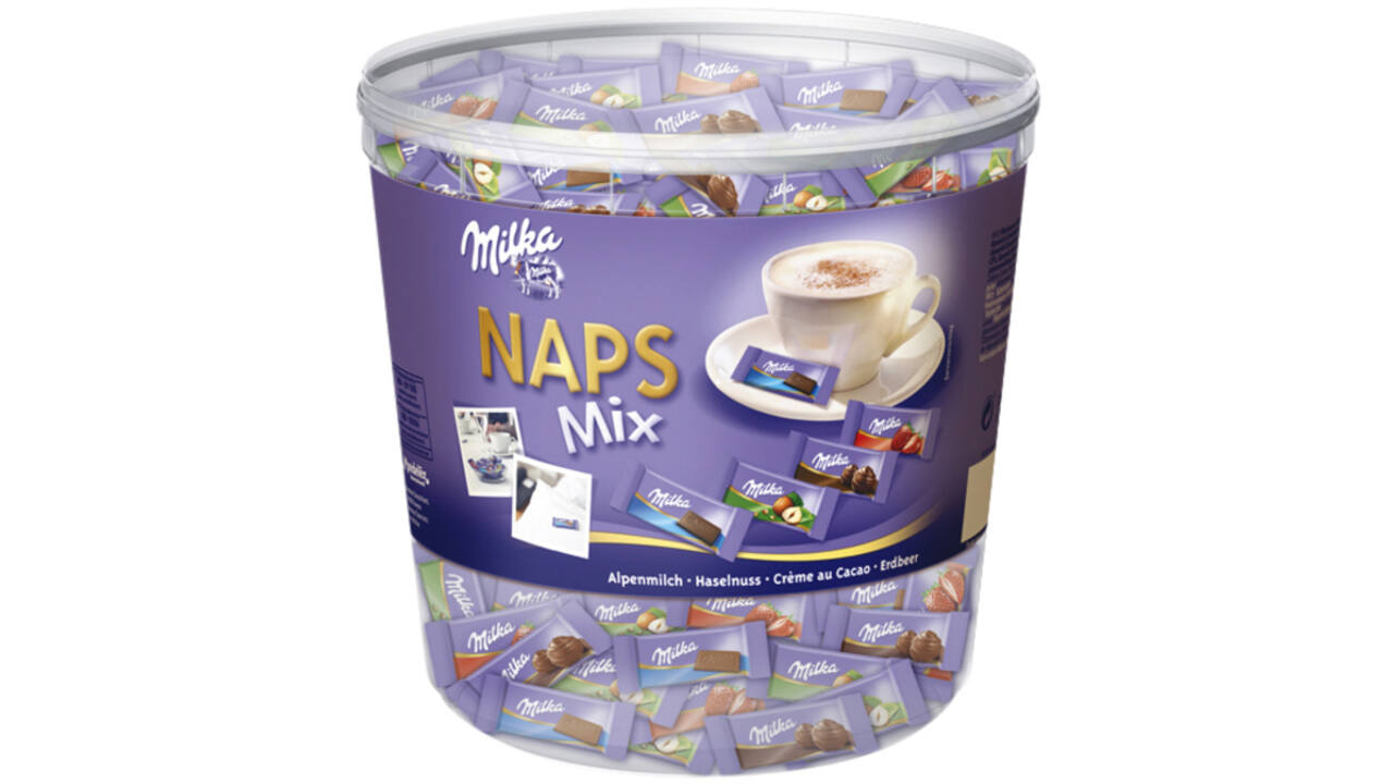 Chocolade Milka Naps mix