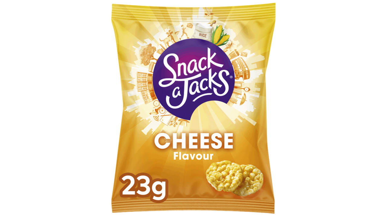 Mini rijstwafels Snack-a-Jacks cheese
