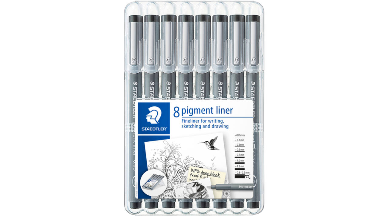 Fineliner Staedtler Pigment 308 zwart