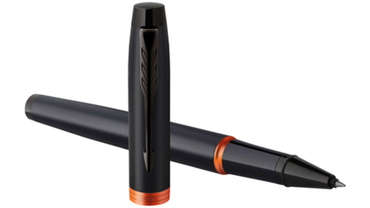 Rollerpen Parker IM black orange vibrant ring fijn