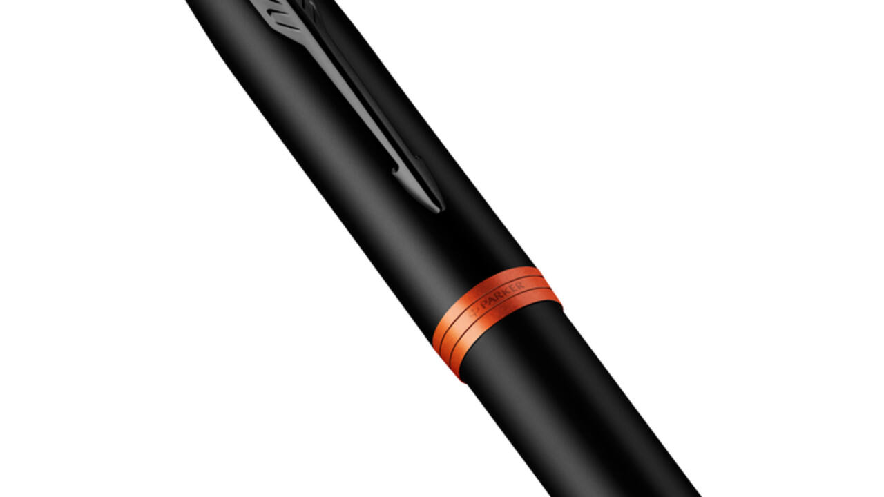 Rollerpen Parker IM black orange vibrant ring fijn