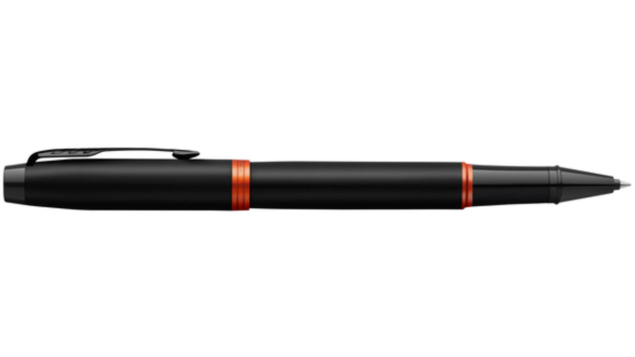 Rollerpen Parker IM black orange vibrant ring fijn