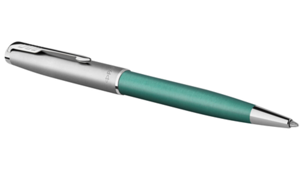 Balpen Parker Sonnet Essential sandblasted green lacquer CT medium