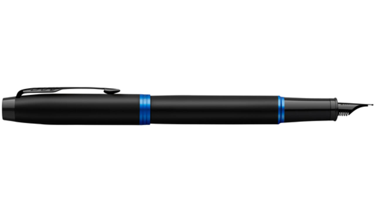 Rollerpen Parker IM blackbBlue vibrant ring fijn