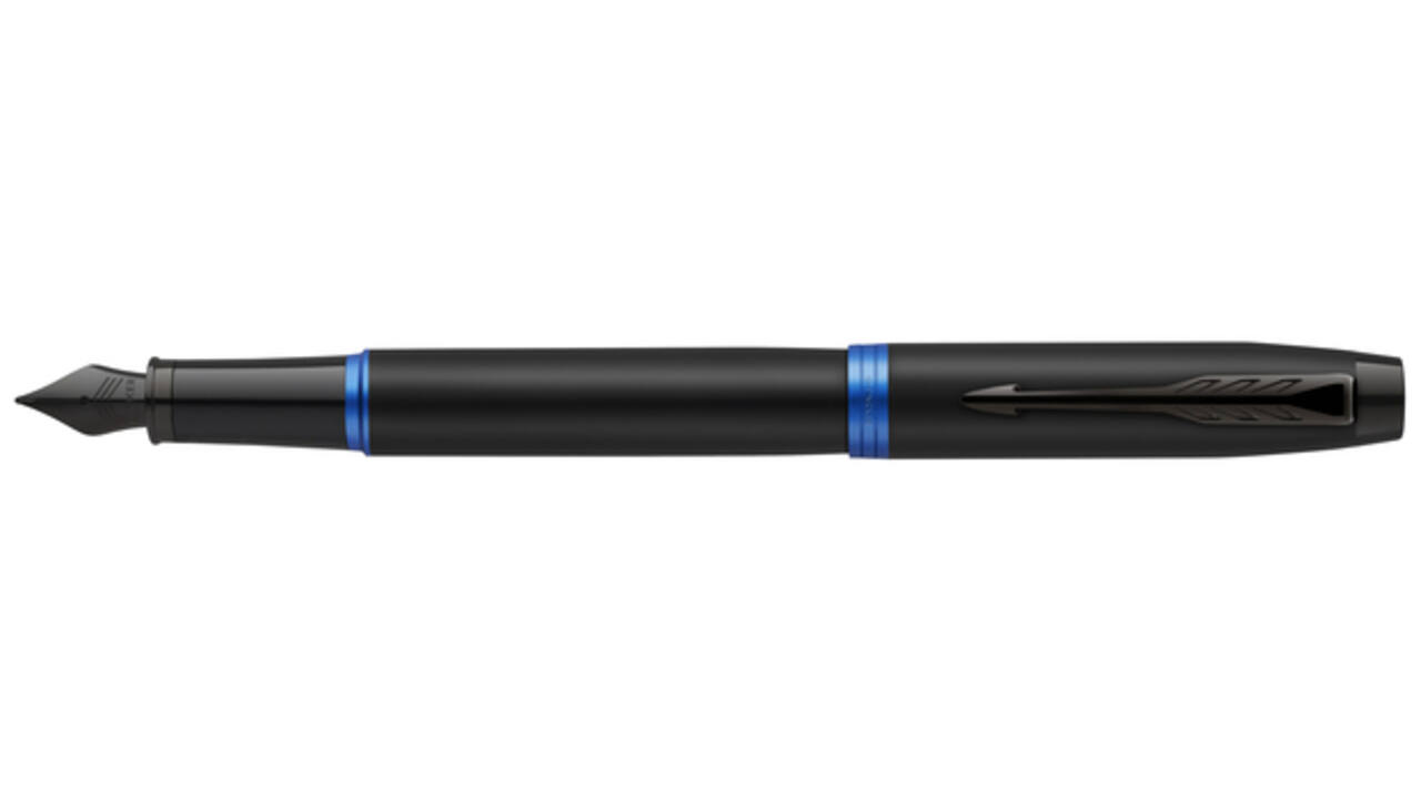 Vulpen Parker IM black blue vibrant ring fijn
