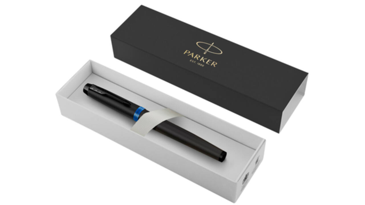 Vulpen Parker IM black blue vibrant ring fijn