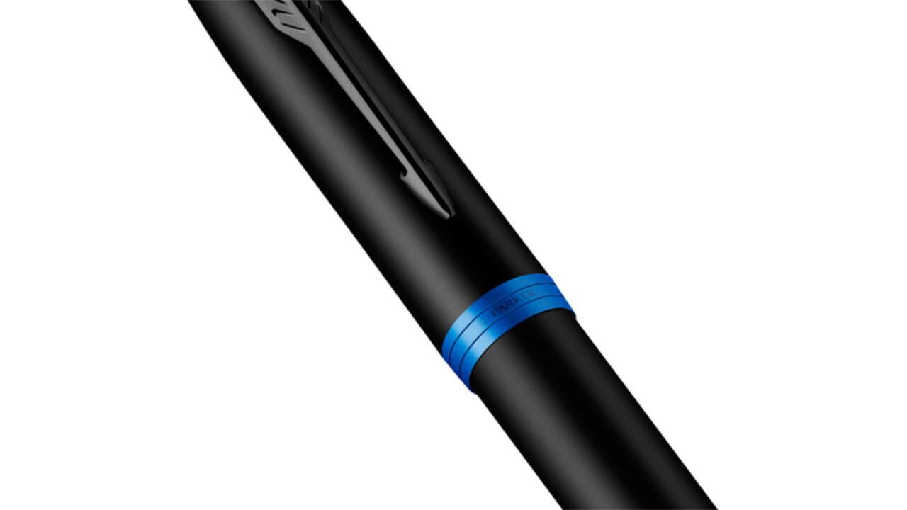 Vulpen Parker IM black blue vibrant ring fijn