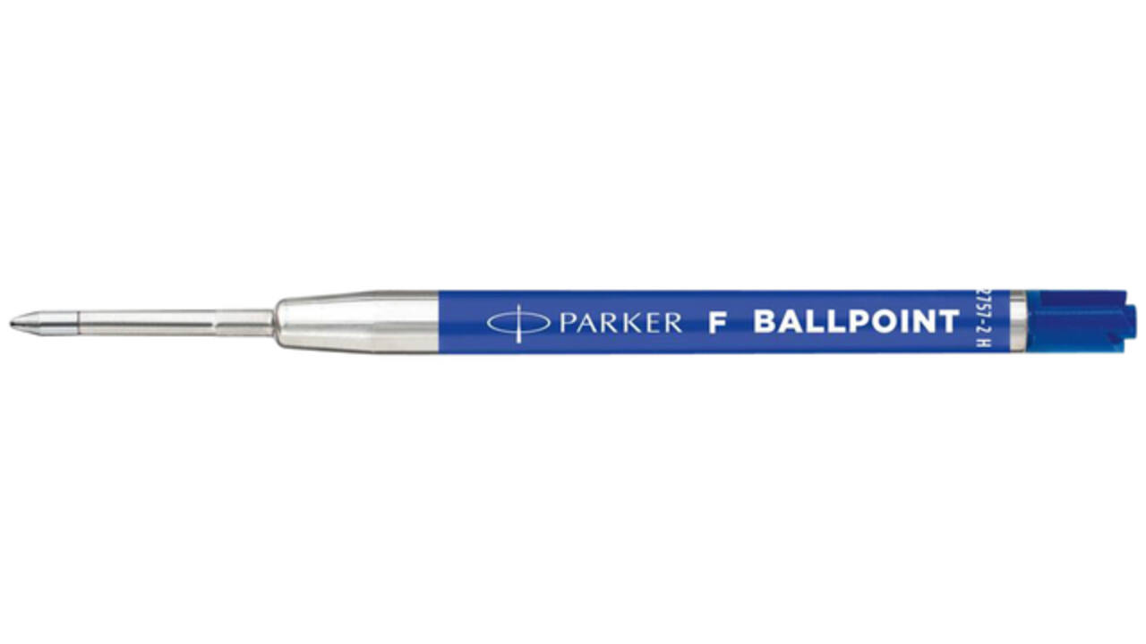 Balpenvulling Parker Economic fijn blauw blister à 2 stuks