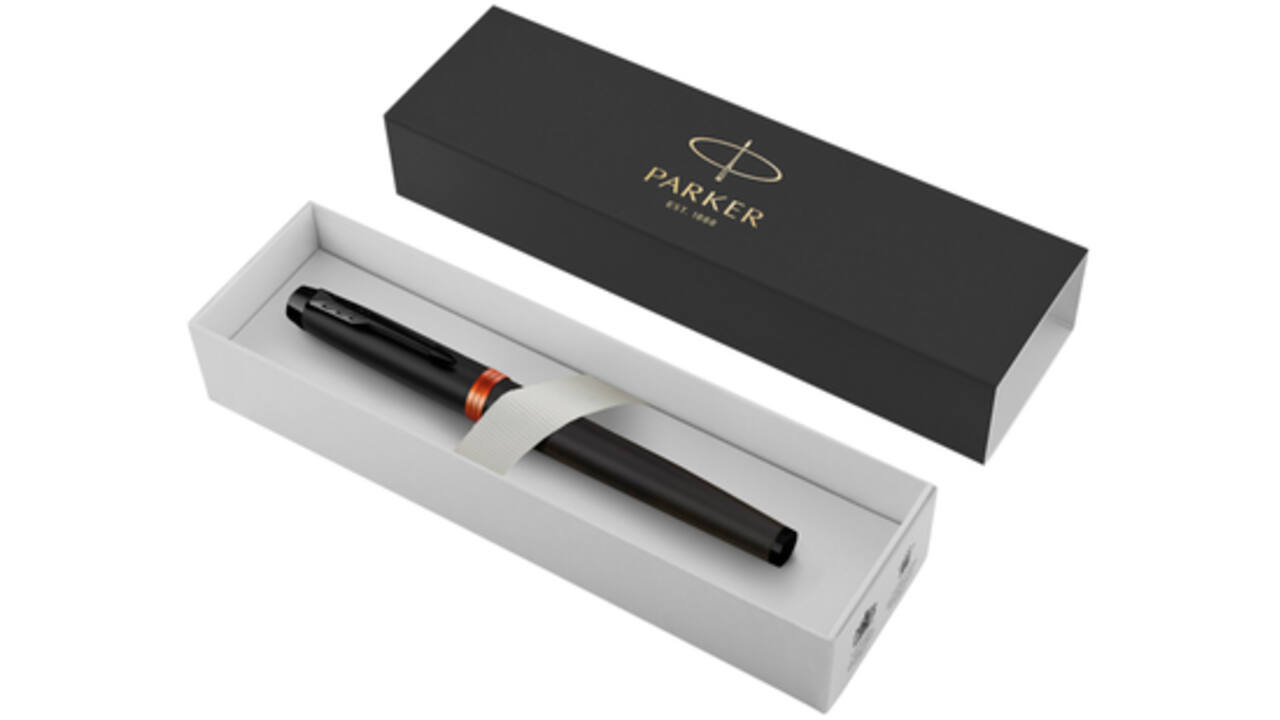 Vulpen Parker IM black orange vibrant ring fijn