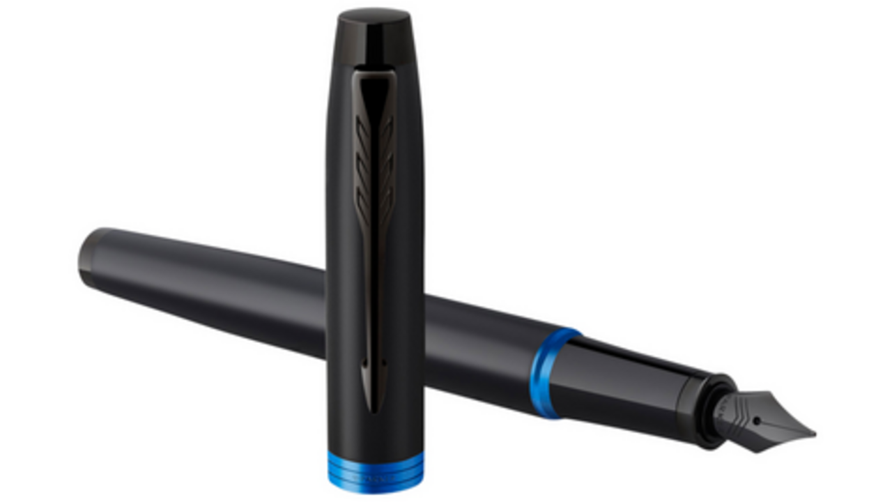 Vulpen Parker IM black blue vibrant ring medium