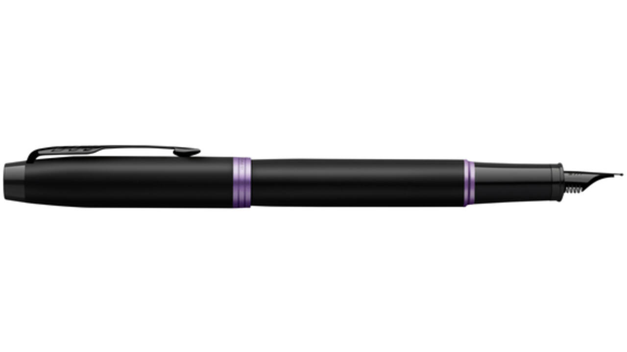 Vulpen Parker IM black purple vibrant ring medium
