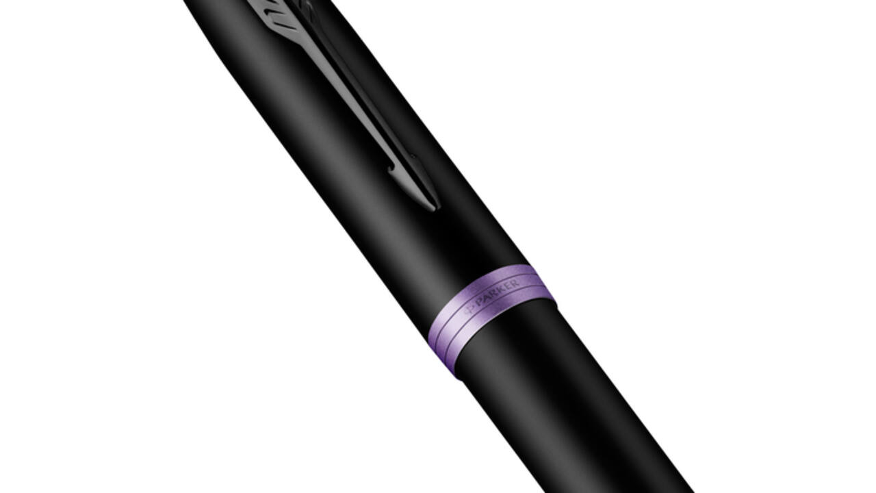Vulpen Parker IM black purple vibrant ring fijn