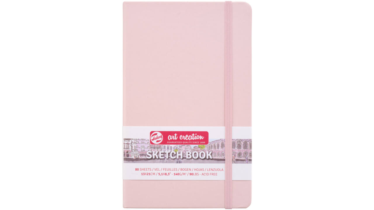 Schetsboek Talens Art Creation roze 13x21cm 140gr 80vel