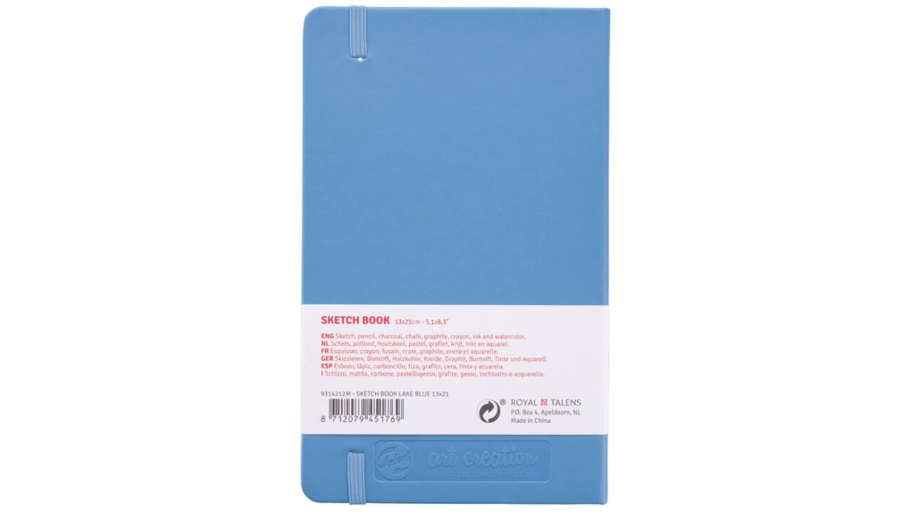 Schetsboek Talens Art Creation blauw 13x21cm 140gr 80vel