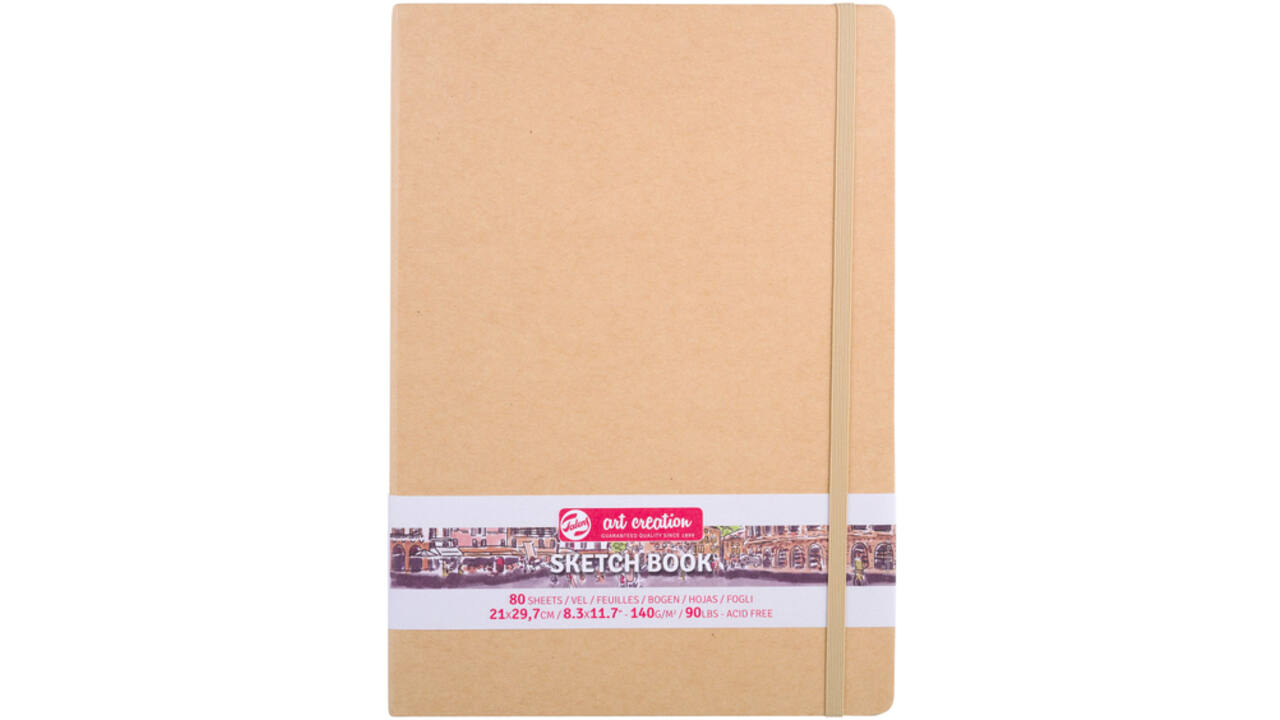 Schetsboek Talens Art Creation kraft 21x30cm 140gr 80vel