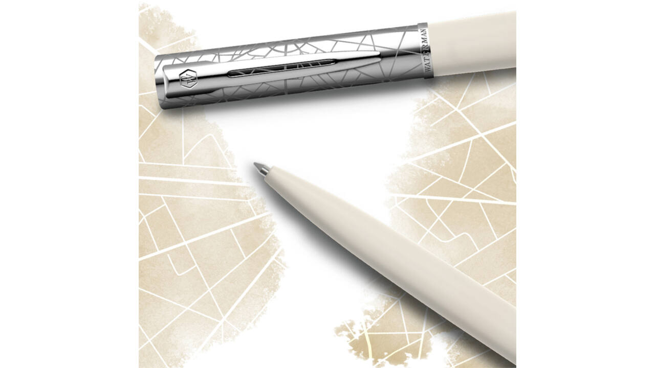 Balpen Waterman Allure DeLuxe white fijn