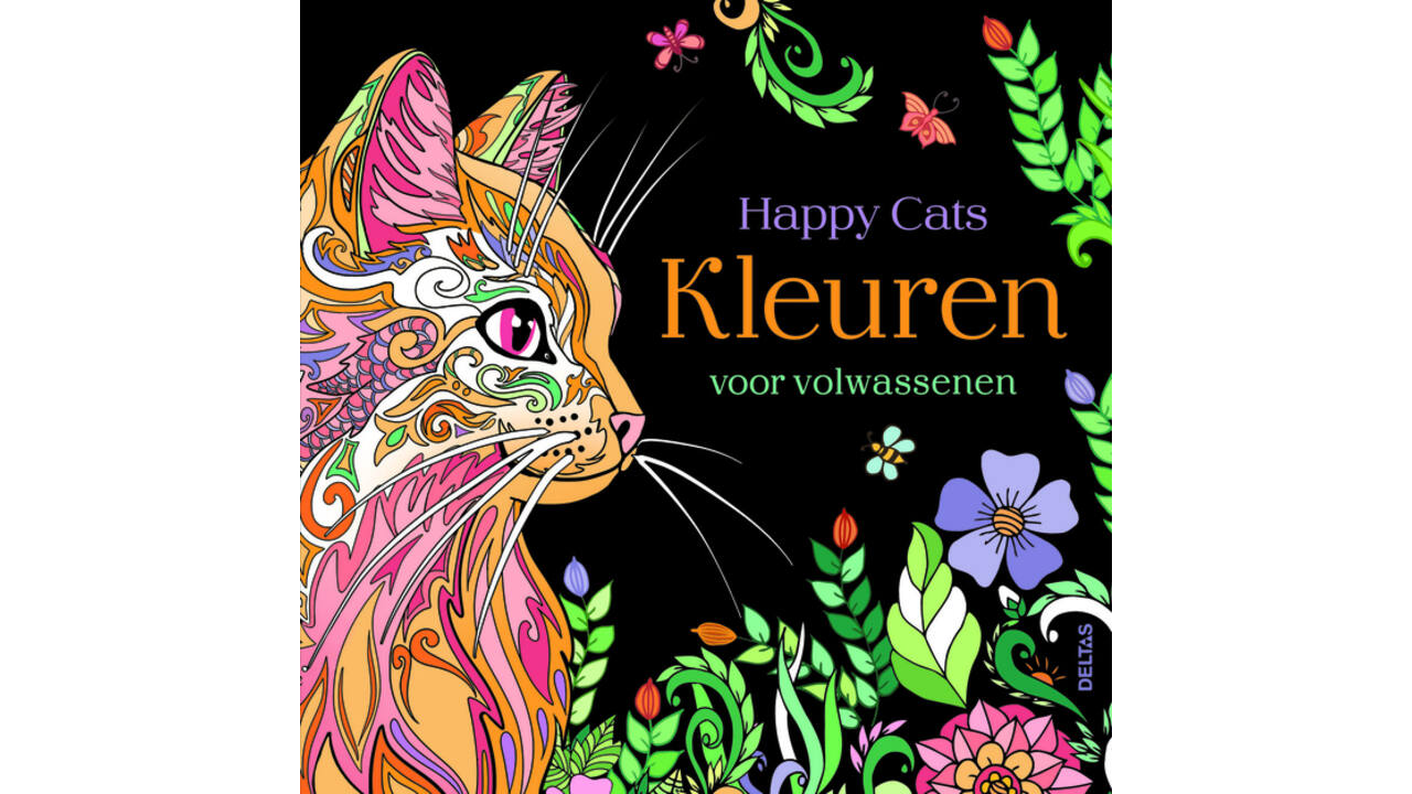 Kleurboek Deltas Happy Cats