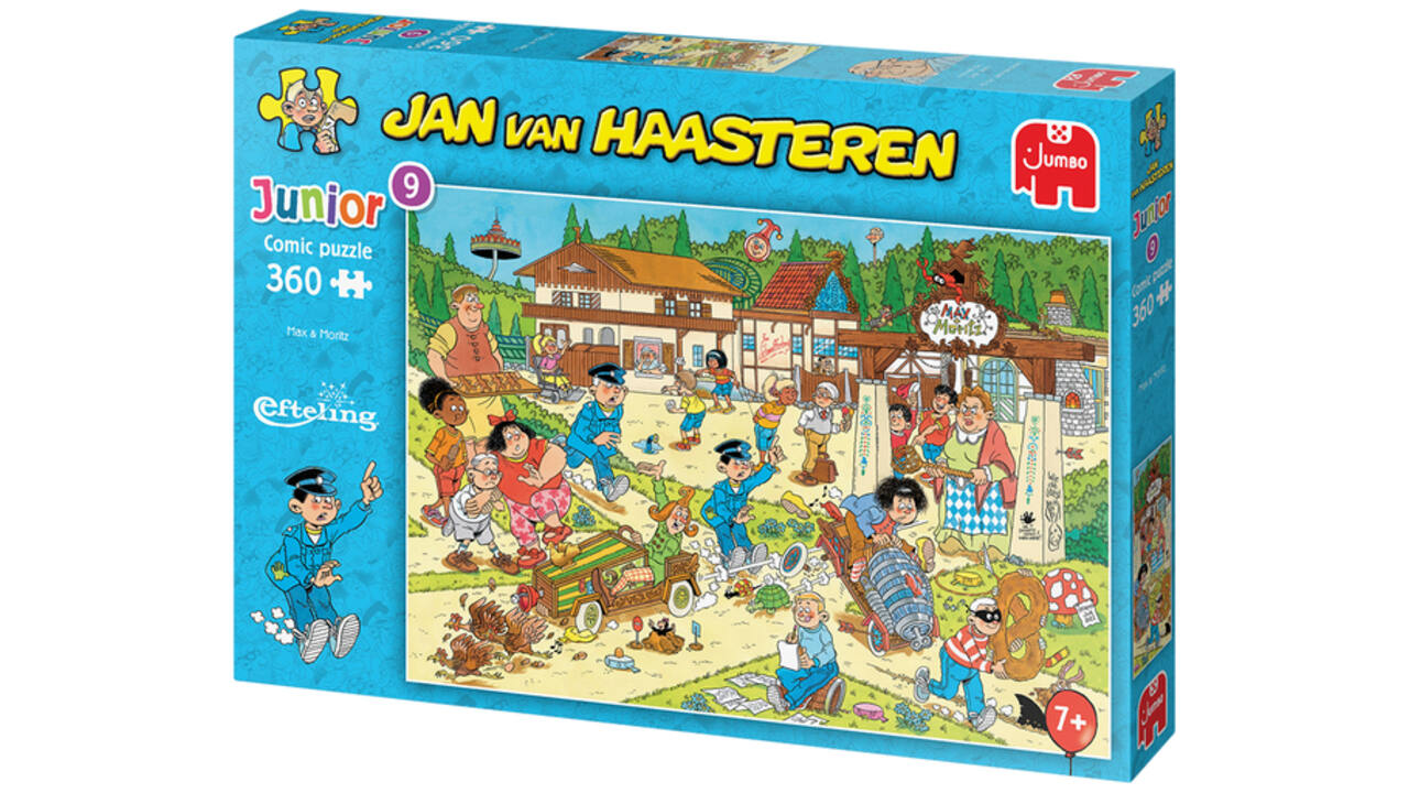 Puzzel JvH Junior 9 Efteling Max en Moritz 360st