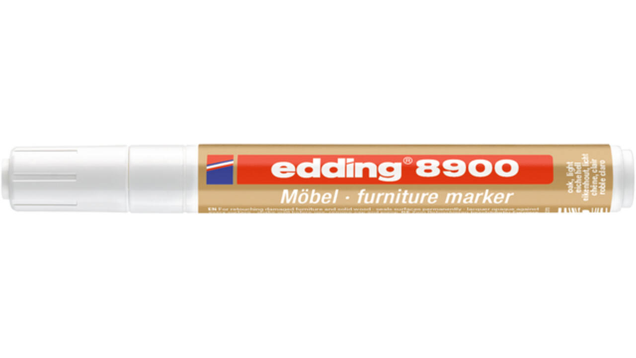 Viltstift edding 8900 meubel rond 1.5-2mm licht eikenhout blister à 1 stuk