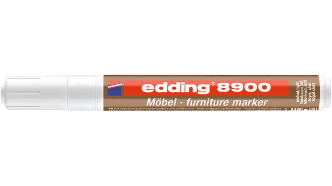 Viltstift edding 8900 meubel rond 1.5-2mm licht notenhout blister à 1 stuk