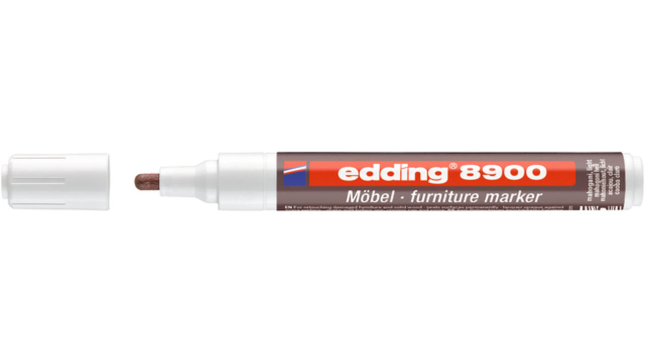Viltstift edding 8900 meubel rond 1.5-2mm mahoniehout blister à 1 stuk