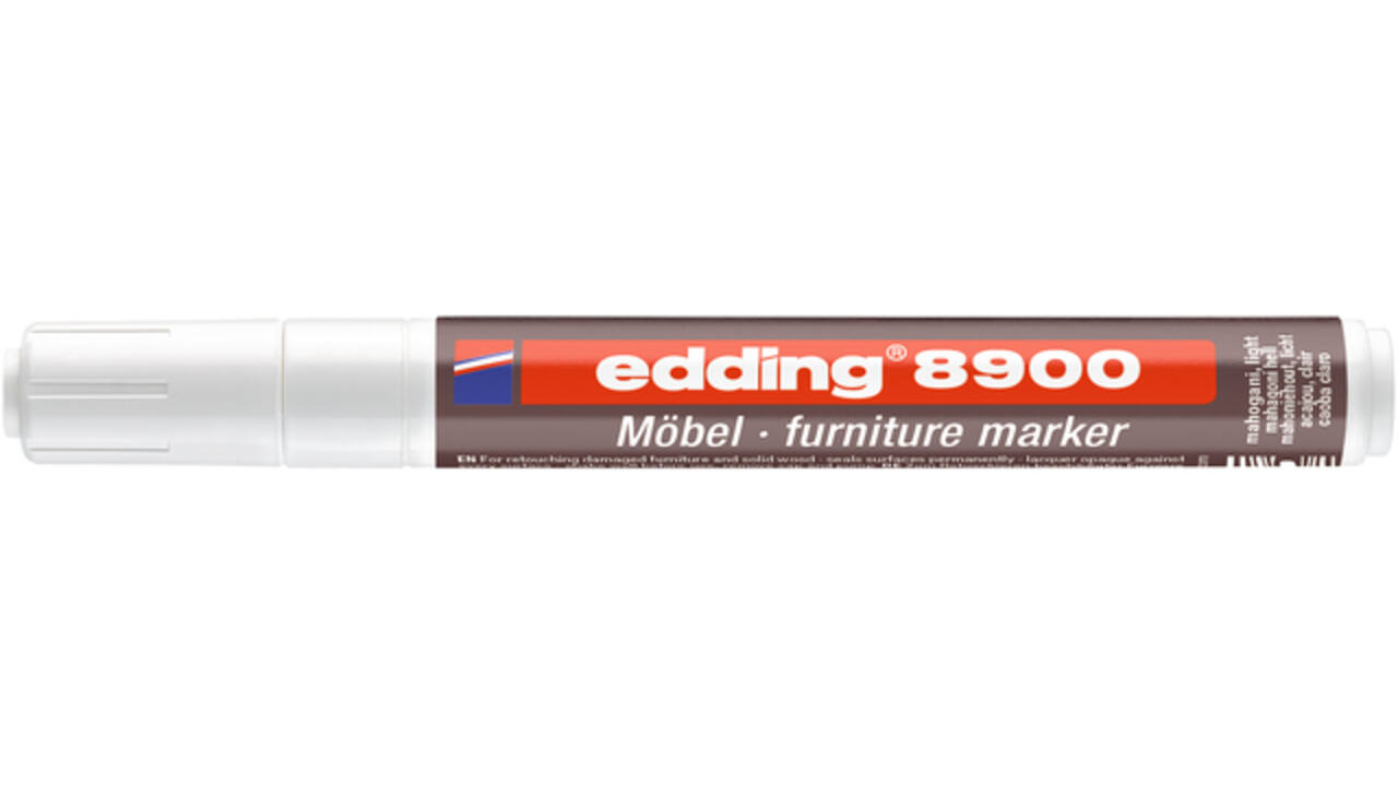 Viltstift edding 8900 meubel rond 1.5-2mm mahoniehout blister à 1 stuk