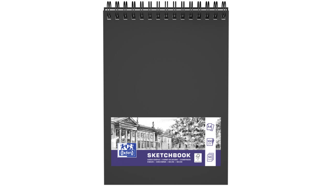 Schetsboek Oxford A4 50 vel 100 gram spiraal